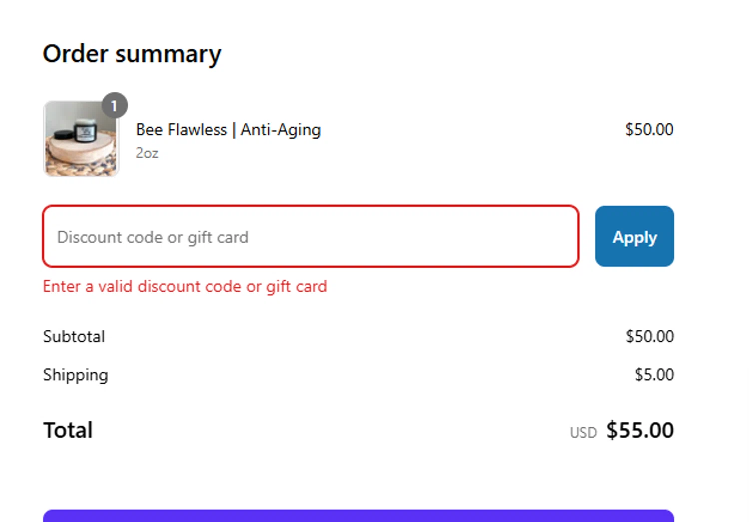 Tallow and Honey discount code screenshot showing code president applied at Tallow and Honey checkout page. Uploaded by SimplyCodes community member GoldLynx7797 on Mar 27, 2025