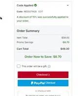 Tampa Bay Rays coupon verification screenshot