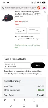 Tampa Bay Rays coupon verification screenshot