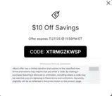 XTRMGZKWSP coupon verification screenshot