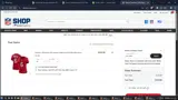 Tampa Bay Buccaneers coupon verification screenshot