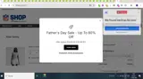 Tampa Bay Buccaneers coupon verification screenshot