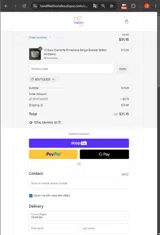 Boutique25 coupon verification screenshot