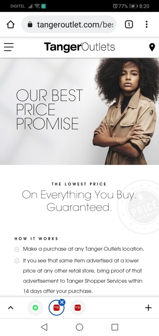 Tanger checkout page showing Tanger promo code box | Screenshot taken by SimplyCodes community member on Sep 6, 2021