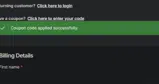 welcome20htn coupon verification screenshot