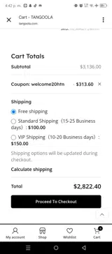welcome20htn coupon verification screenshot