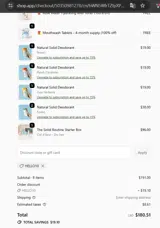 HELLO10 coupon verification screenshot