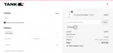 Tank Glass coupon verification screenshot