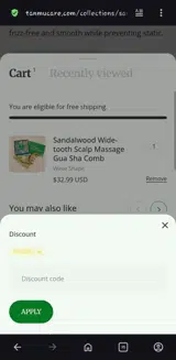MIGUELI coupon verification screenshot