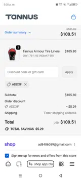 ADDXF coupon verification screenshot
