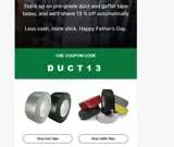 duct13 coupon verification screenshot