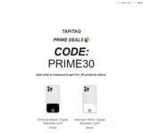 PRIME30 coupon verification screenshot