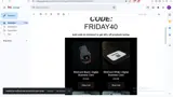 FRIDAY40 coupon verification screenshot