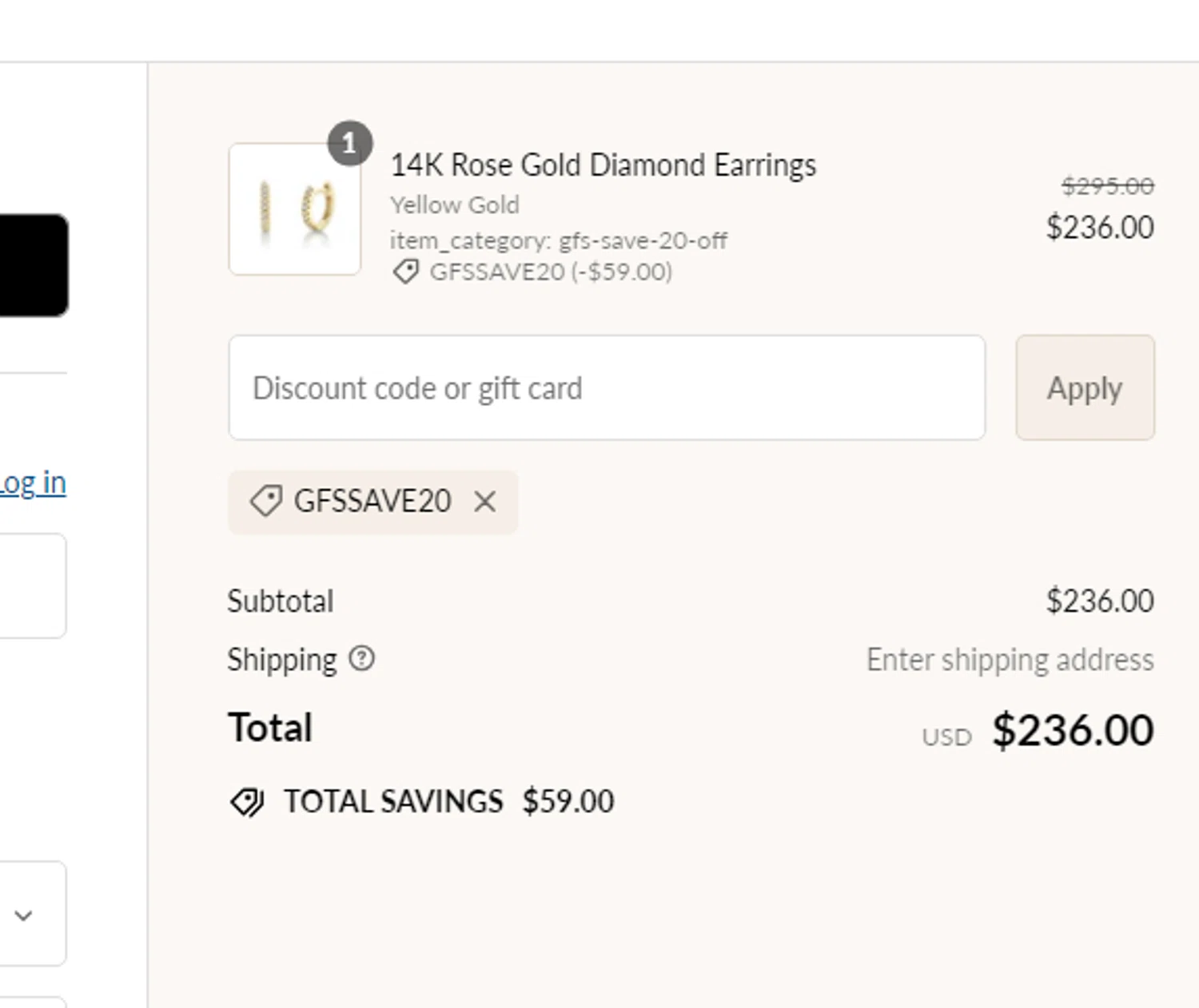Tapper's checkout page showing Tapper's promo code box | Screenshot taken by SimplyCodes community member on Aug 31, 2024