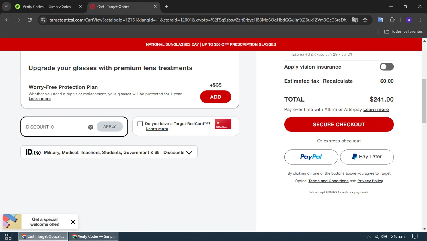 Target Optical Promo Codes 10 Off September 2024