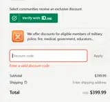 BLKFRI20 coupon verification screenshot