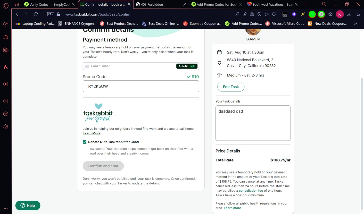 Taskrabbit Promo Codes 10 Off August 2024