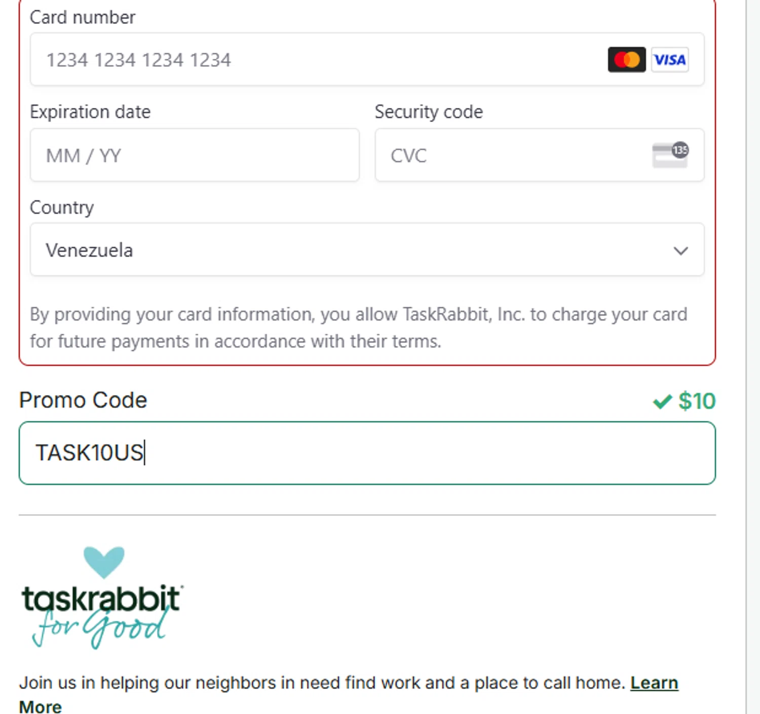 Great Description About Task Rabbit Promo Code