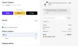 Taspen's Organics coupon verification screenshot