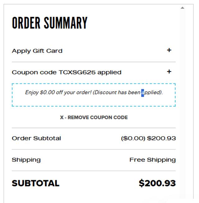 Tastes of Chicago checkout page showing Tastes of Chicago promo code box | Screenshot taken by SimplyCodes community member on Jun 5, 2025