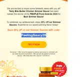 FeelingSaucy20 coupon verification screenshot