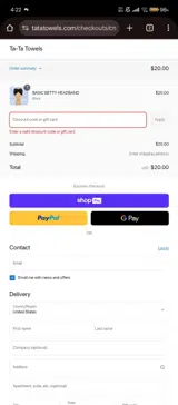 HEADBANDS10 coupon verification screenshot