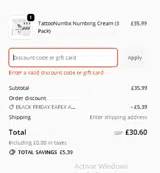 HALLOWEEN10 coupon verification screenshot