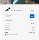 10YAFU coupon verification screenshot