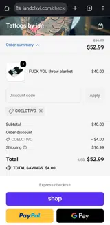 COELCTIVO coupon verification screenshot