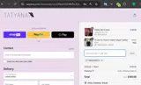 FREEPURSE75 coupon verification screenshot