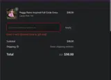 PERK30 coupon verification screenshot