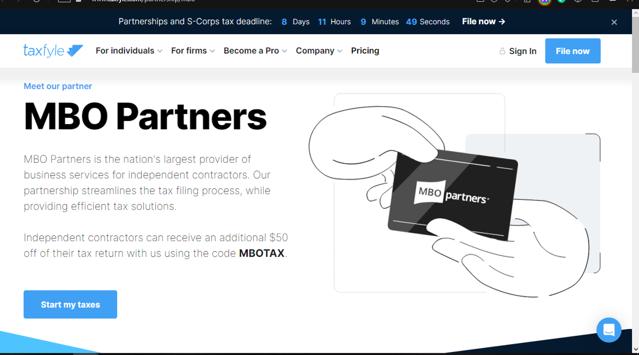 Taxfyle checkout page showing Taxfyle promo code box | Screenshot taken by SimplyCodes community member on Mar 7, 2024