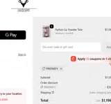 PREPARTY coupon verification screenshot