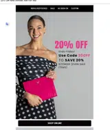 20off coupon verification screenshot