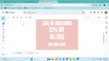 25OFF coupon verification screenshot