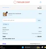 TC22 coupon verification screenshot