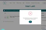 Taylored Expressions coupon verification screenshot