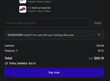 EFDACHAINS coupon verification screenshot
