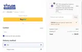 Taylor Toolworks coupon verification screenshot