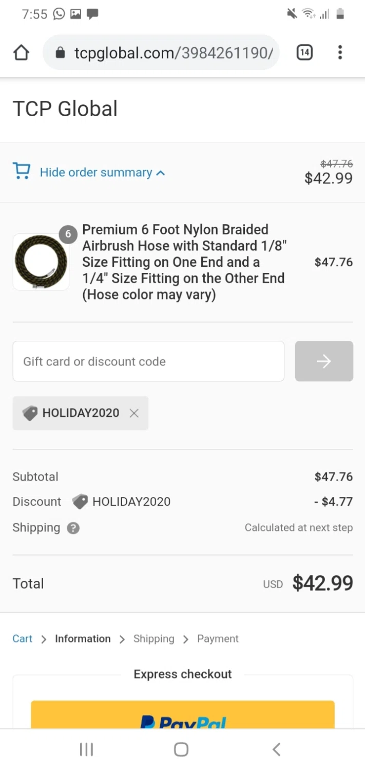 how to use TCP Global coupons