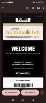 EO10K4DF9U coupon verification screenshot