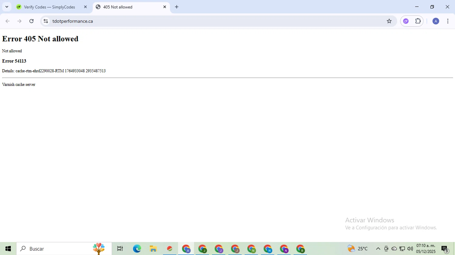 TDotPerformance coupon code screenshot showing code BF2025 applied at TDotPerformance checkout page. Uploaded by SimplyCodes community member TreasureCaptain5531 on Dec 5, 2025