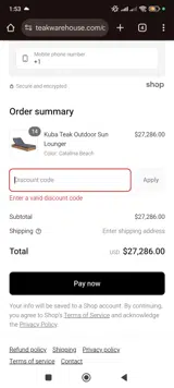 ship1000 coupon verification screenshot