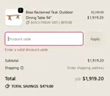 SHOWCASE coupon verification screenshot