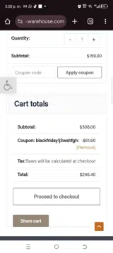 BLACKFRIDAY!J3WAHFGH coupon verification screenshot