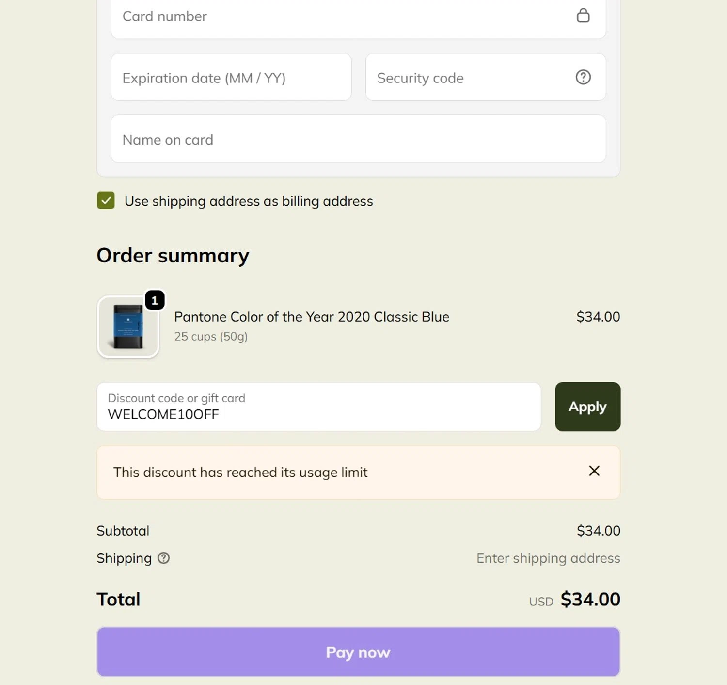 Tea Leaves promo code screenshot showing code WELCOME10OFF applied at Tea Leaves checkout page. Uploaded by SimplyCodes community member CrownSleuth7125 on Oct 21, 2025