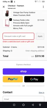 HONEY15 coupon verification screenshot