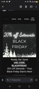 BLACKFRIDAY coupon verification screenshot