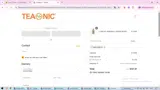 Teaonic coupon verification screenshot