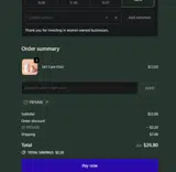 FBTEASE coupon verification screenshot